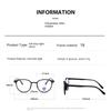 Anti Blue Light Glasses Round Eyewear High Quality Computer Glasses for Women Men Blue Light Blocking Eyeglasses