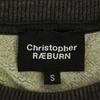 Christopher RAEBURN Print Long Sleeve Trainer S Gray Sweat Men's Used