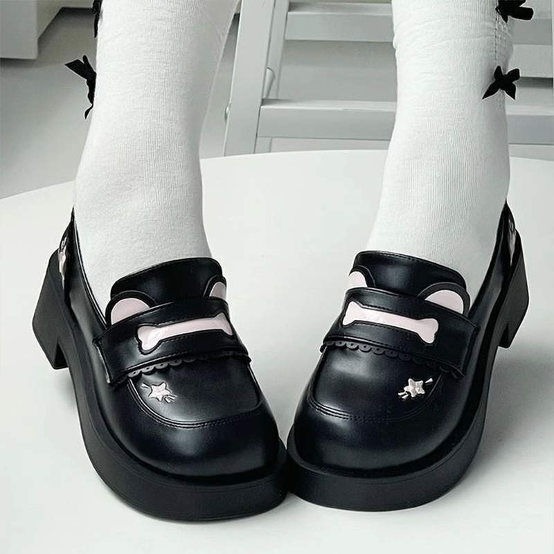 Thick-soled Heightening Round Head JK Uniform Shoes Women's Spring and Autumn New Super Soft and Comfortable Student Shoes Lolita