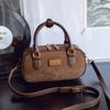 Luxury Designer Pendant PU Leather Leopard Printed Women's Handbag Retro Crossbody Bag Pillow Tote