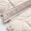 Women's Color Block Quilted Lapel Cotton Jacket - 2024 Autumn/Winter Collection