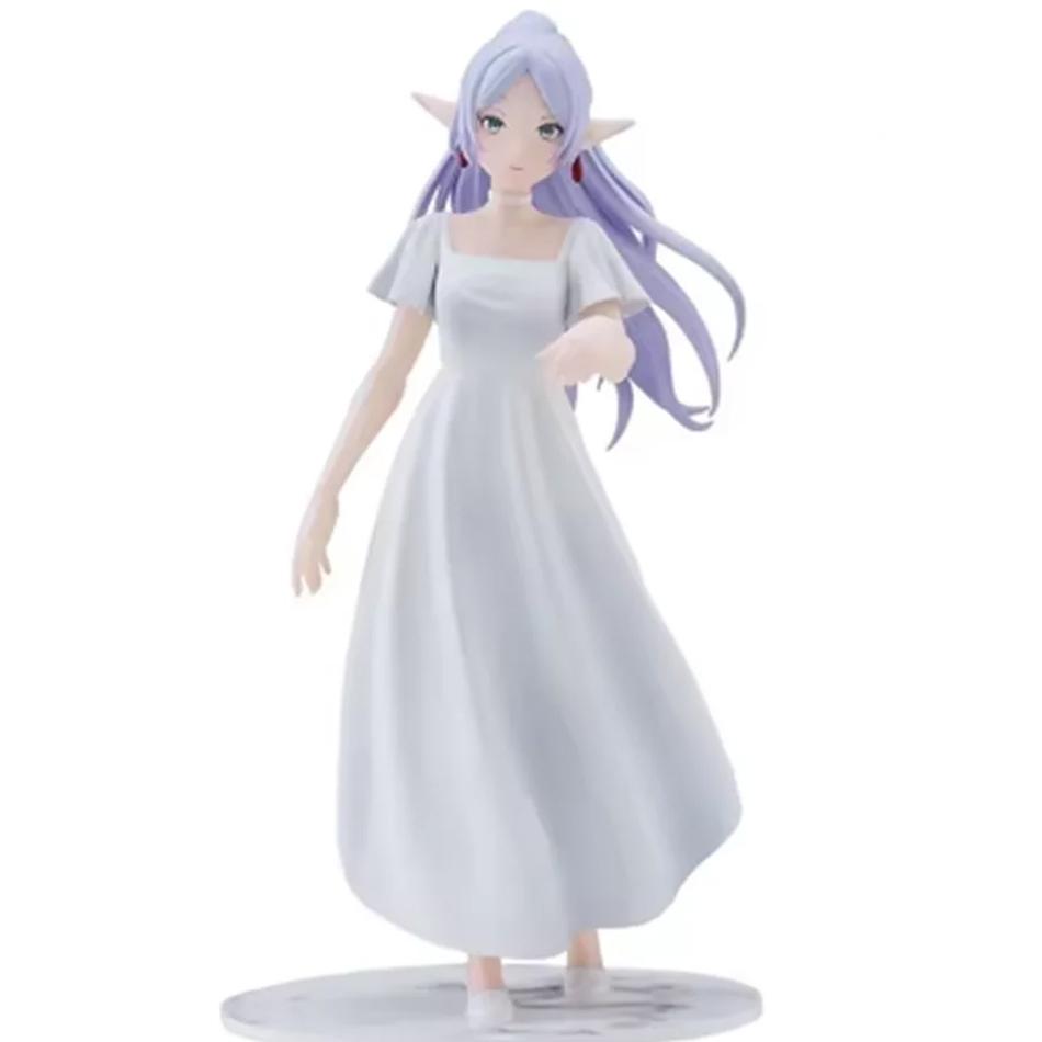 New   frieren beyond the end of the journey anime figure frieren reading action collectible pvc models  statue  gifts