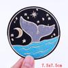 Cartoon Patch Sun Moon Embroidered Patches DIY Iron On Patches For Clothing Jackets Jenas Backpack Sew Embroidery Badges Sticker