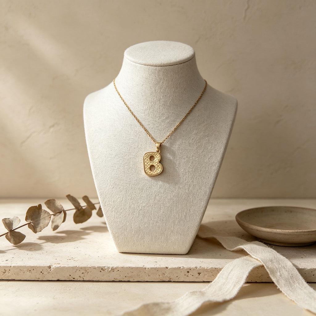 Trendy Modern Minimalist 26-Letter Cute Design Necklace