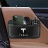 Car Sticker 2025 New Tesla Car Storage Bag Auto Seat Back Organization Pockets Tools Accessories For Tesla Model 3 Model S Model