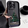Christmas Tree Soft Case For iPhone 17 Funda iPhone 13 12 14 15 16 Pro Max 11 XR XS X 7 8 Plus SE 2020 Shockproof Silicone Cover