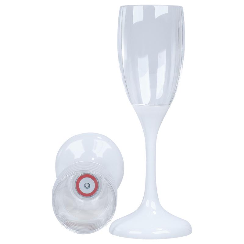 Food-Grade LED Light-Up Champagne Glass - Novel Atmosphere Wedding Banquet Wine Cup