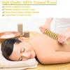 1 PCS Wood Massage Roller Trigger Points Home Gym Manual Wooden Fascia Massage Roller for Release Cellulite Sore Muscle Blasting