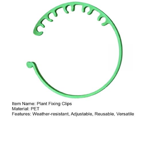 Adjustable Plant Fixing Buckles Reusable Plant Fixing Clips Plastic Plant Vine Clips Stem Support
