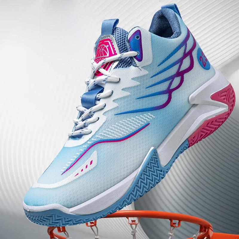 

Мужская обувь ледяной шелк сетка дышащая легкая высокая молодежная баскетбольная обувь мягкая подошва кроссовки повседневная спортивная обувь 46 синий