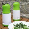 Manual Food Processor for Herbs Herb Grinder, Anti-Slip Grip Stainless Steel Blade Cutter, Portable Vegetable Mincer Pasta Handheld