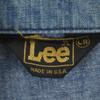 Lee 70s Made In USA Vintage Denim Jacket L Wash Blue Jeans Men's Used