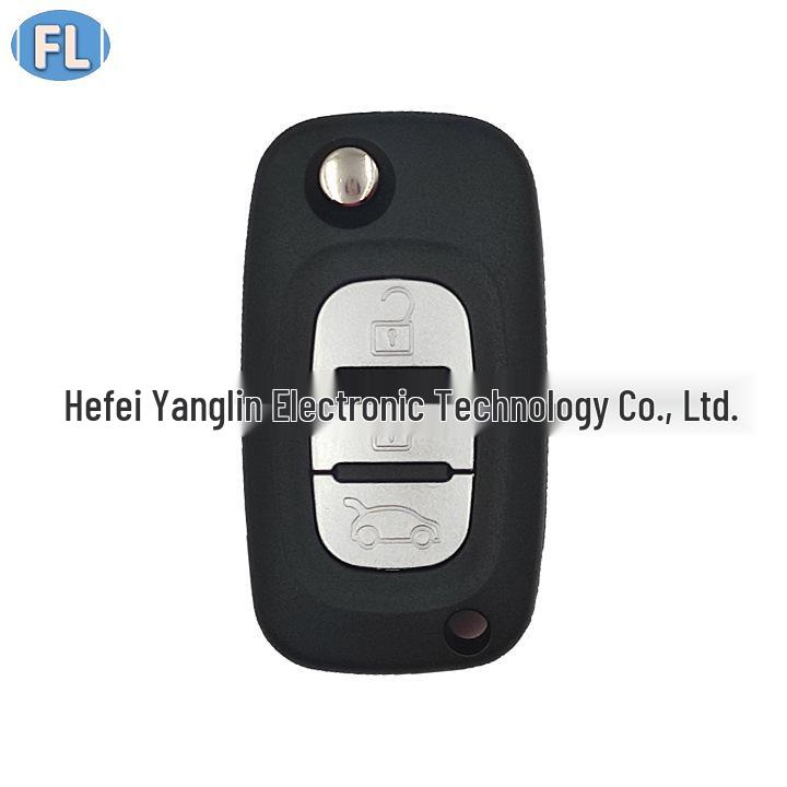 Kompatible Renault 3-Tasten Klappfernbedienung, 433 MHz, 46 Chip