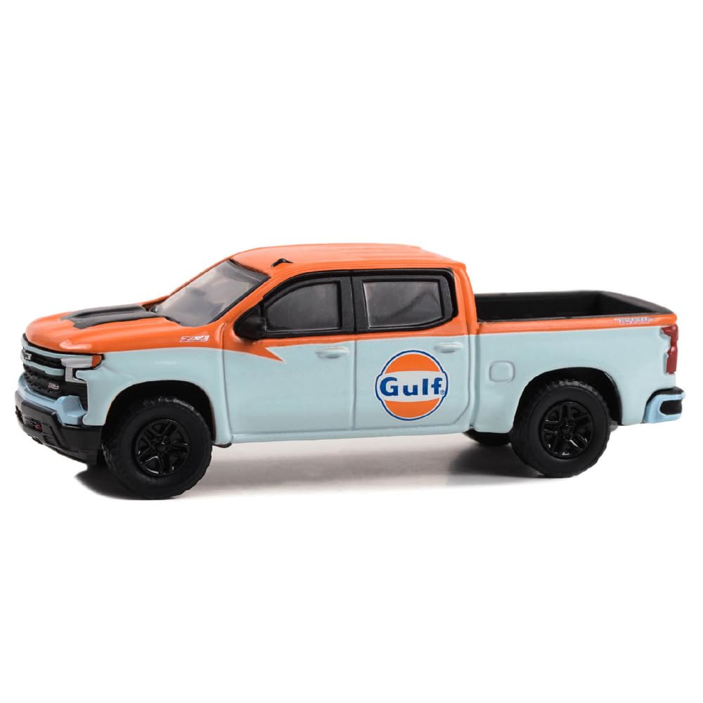 GREENLIGHT 164 Scale Gulf Special Edition Series 2-2023 Chevrolet Silverado 1500 41145-F