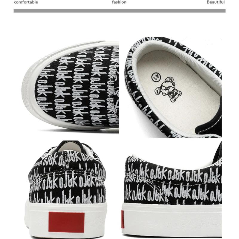 Модные дизайнерские повседневные туфли из парусины для мужчин. Обувь на плоской подошве — фото 6