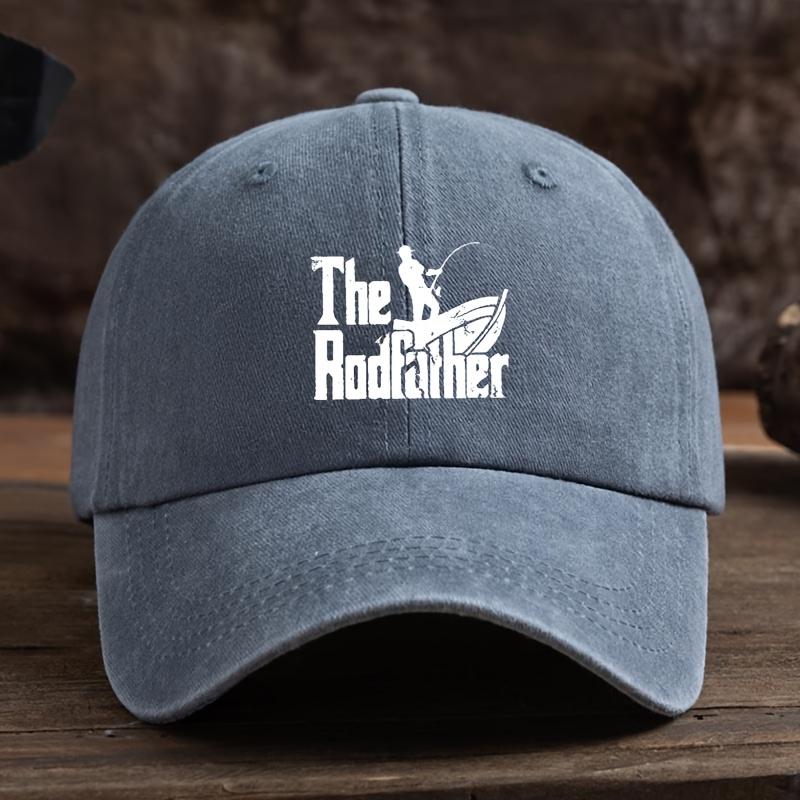 

Unisex Stylish Duckbill Cap with Fun Fishing Print Trendy and Versatile Outdoor HatAppropriate for Any Season One Size