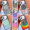Mandala Mandala Phone Case for iPhone 17ProMax 12 13 14 15 16e 17 Pro Max Plus Air Cover