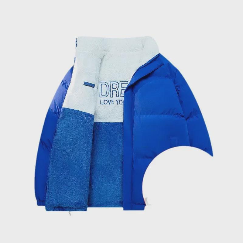 Men's Thickened Lambskin Casual Coat - Autumn/Winter