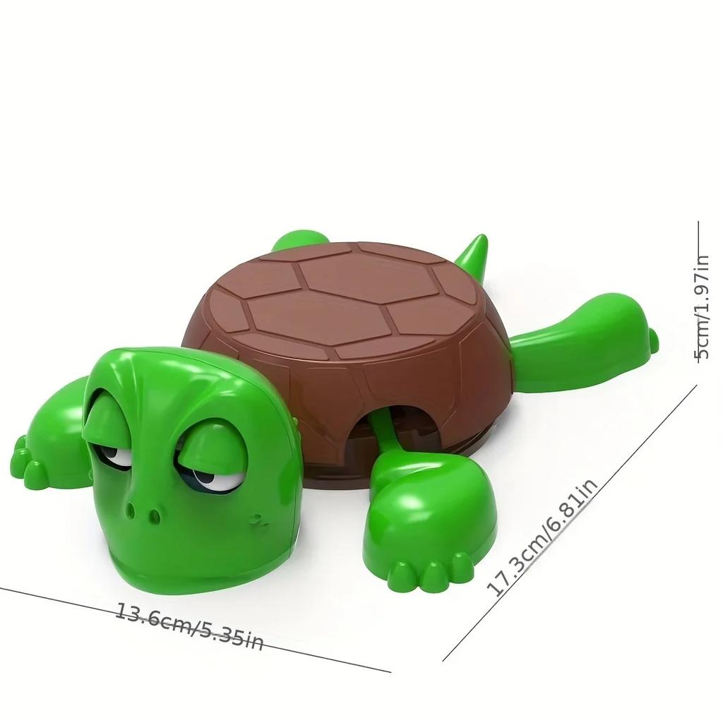 1pc Funny Turtle Coaster with "Oops!" Sound - Interactive Prank Toy for Desk, Novelty Office Home Decoration Gift