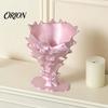 Non Fragile Tabletop Vase Creative 3D Printed Flower Vase, Modern Decorative Minimalist Container, Elegant Aesthetic for Living Room Artistic