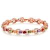 2026 European and American Style Fashion Zircon Bracelet Is Elegant and Noble, Bracelet Inlaid with Precious Stones Bracelet Exquisite