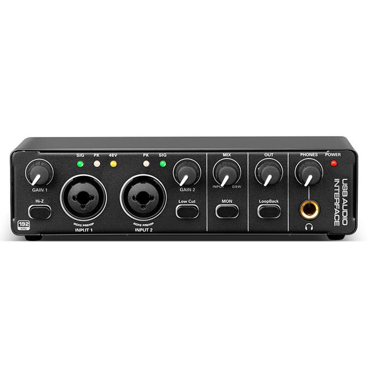 Professionelle 192KHz Soundkarte und OTG-Mischpult für Aufnahme und Musikproduktion