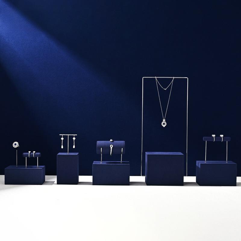 Light Luxury Jewelry Display Stand for Rings Necklaces Earrings Bracelets Premium Counter Showcase Props