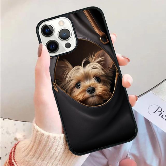 Yorkshire terrier dog Phone Case Cover For iPhone 17 Air 13 15 Pro Max 16 14 Plus 12 11 Apple max coque