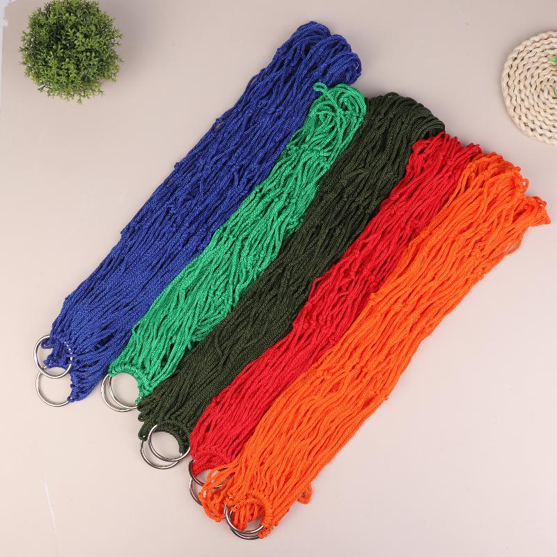 Garten Outdoor Verdickte Nylonseil Hängematte Indoor Netz Hängematte Tragbare Einfache Hängematte Schaukelstuhl