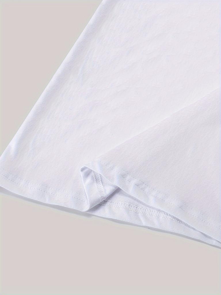 Taglie Europee T-shirt Stampata da Ragazzo - Grafica Carina di Orsetto Skater, Maglietta Estiva a Maniche Corte Leggermente Trasparente per Bambini, Abbigliamento Casual e per lo Skate Park