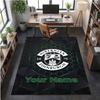Crystal Velvet Rug Hibernian FC Print Custom Name Text Floor Mat Home Decor