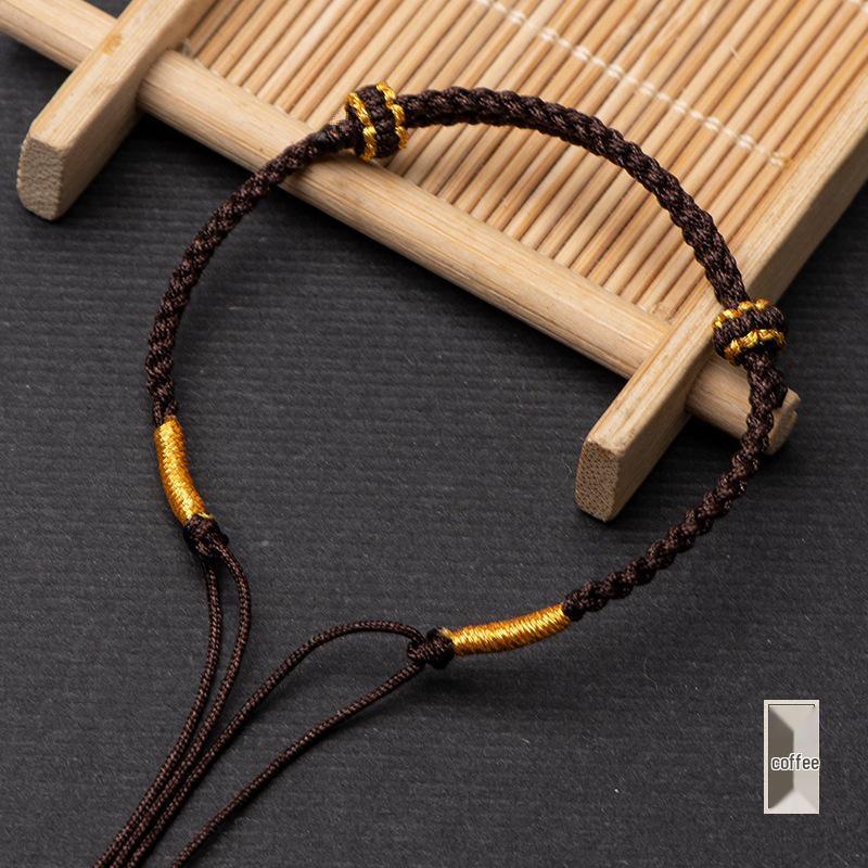 Lucky Red String Dragon Bracelet DIY Kit for Women - Xiaohongshu Style