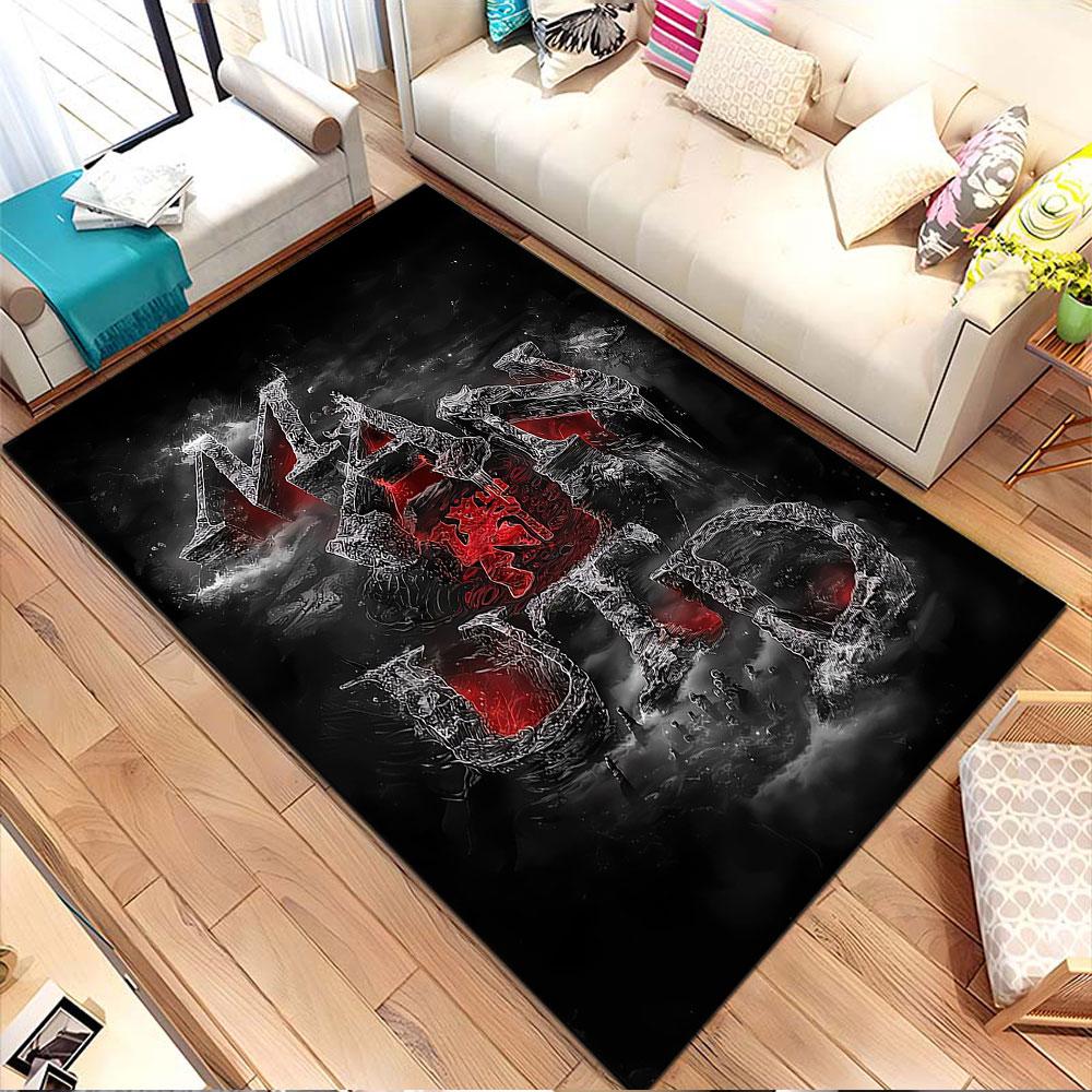 "Bold Man United Design Rug" Patterned carpet, non slip mat suitable for living room and bedroom sofas