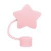 10mm Christmas Silicone Straw Sleeve Party Decor Cup Accessories Spill Proof Stopper Drinking Straw Cap Leak Stopper Xmas Gift
