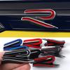 AABIQ1 3D New R Emblem Car Front Grille Badge Decoration Sticker For VW Polo Passat B6 B7 Golf MK4 MK5 Jetta Touareg Tiguan