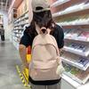 Stylish High-capacity Nylon Backpack For Casual Travel Neutral Design Waterproof