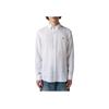 Polo Ralph Lauren Solid Logo Polo Button Long Sleeve Shirt Men Shirts White 710966294003
