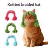 Pet Wig Braid Cute Creative Funny Pet Head Cover Funny Dress Up Cat Dog Headgear Decoration Accessories Pet Cat Dog Supplies