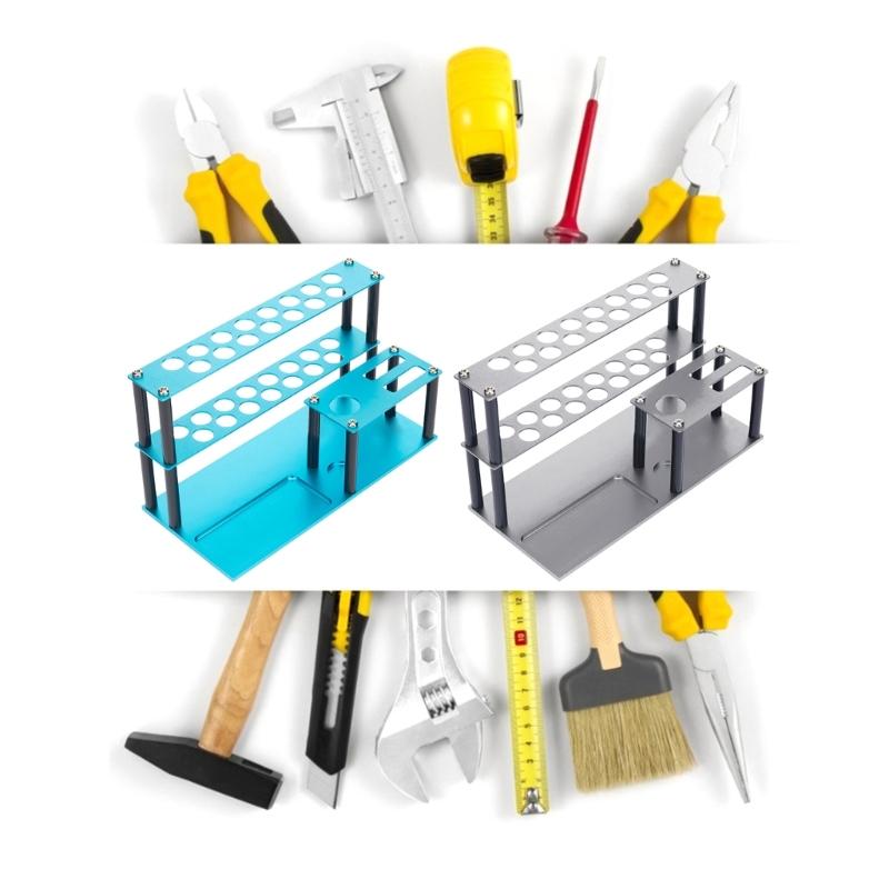 Metal Screwdriver Organizer Storage Rack Screw Driver RC Tools Holder Stand Screw Tray Organizer Tools Screwdriver Rack
