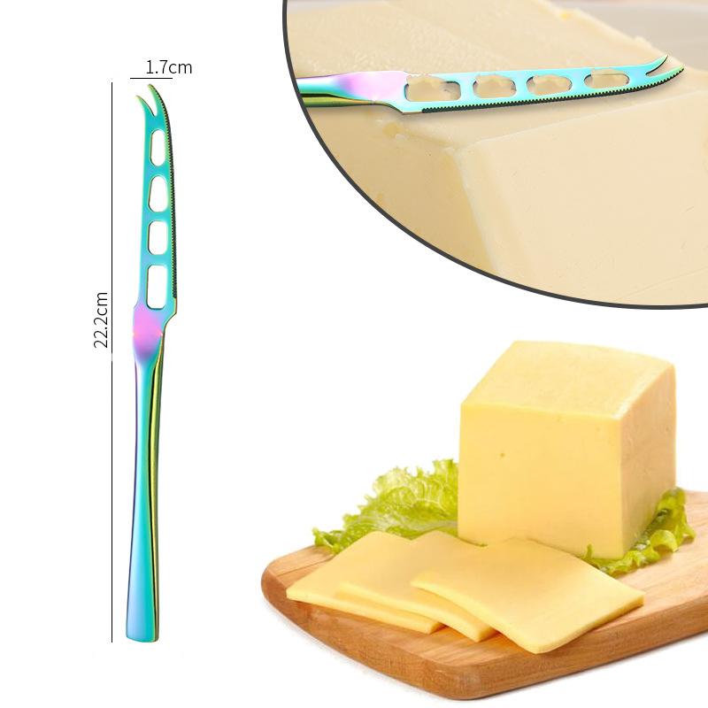 Stainless Steel Butter Knife with Fork Cake Cream Table Knives Dessert Jam Spreaders Western Tableware Breakfast Tools