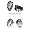 BMW X3/X4 2022 Black Stainless Steel Square Tailpipe Cover