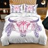Bedding Set Digital Print Comfortable Duvet Cover for Home Bedroom Decoration, 1 Duvet Cover and 2pillowcase with Zippers