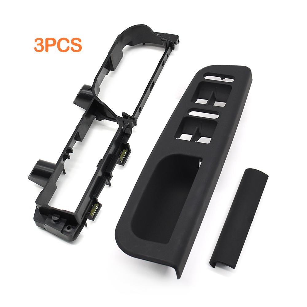 Interior Car Door Armrest Cover Panel Pull Handle Grab Cover Replacement For Volkswagen VW Bora Golf 4 MK4 Jetta 1999-2004