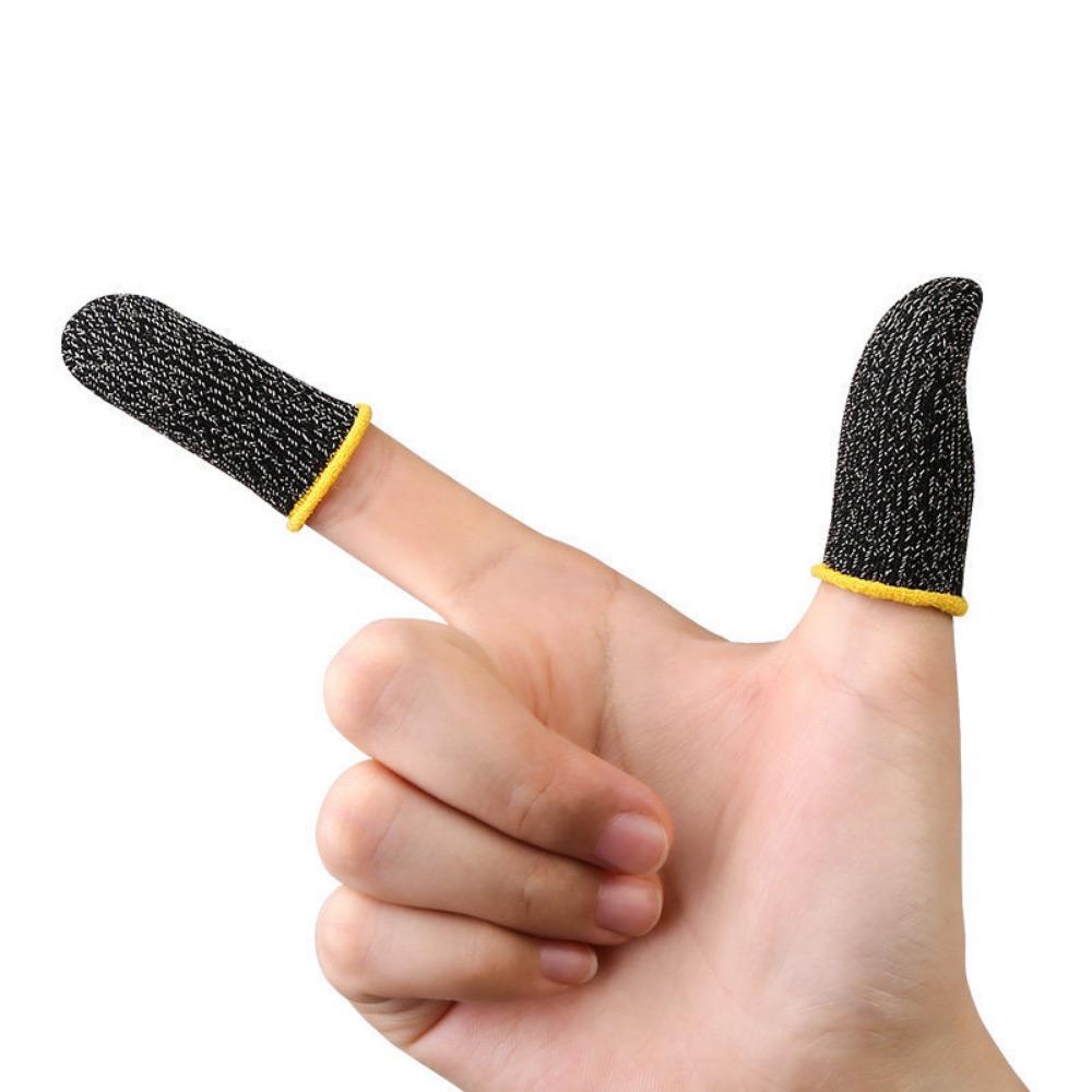Breathable Gaming Finger Sleeve Anti-Sweat Touch Screen Finger Cover For Mobile Games