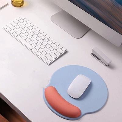 Convenient Non-Slip Wrist Rest Mouse Pad Rubber Base Solid Color Wrist Support Pad Literary Cute Mouse Wrist Rest Student