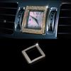 For Mercedes-Benz S E CLS Class W221 W212 C218 Gold Silvery Crystal Style Center Clock Frame Cover