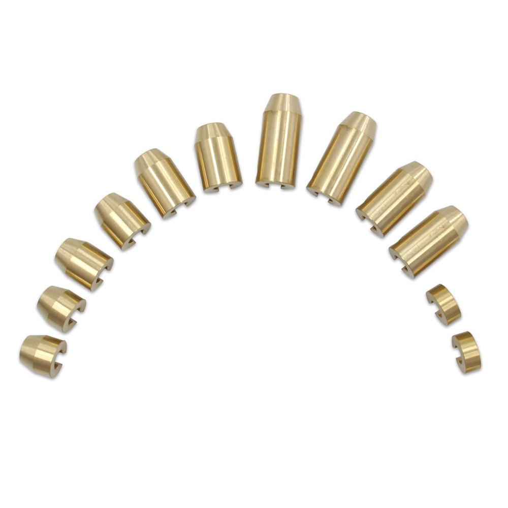 12Pcs Brass Wheel Spoke Balance Weights Kit For Motorcycle Spoked Wheels