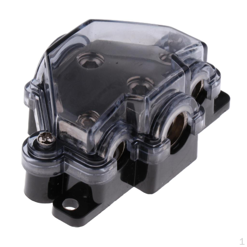 Car Audio Power/Ground Distribution Block (2GA)1 In (4GAx1+8GAx2) 3 Out