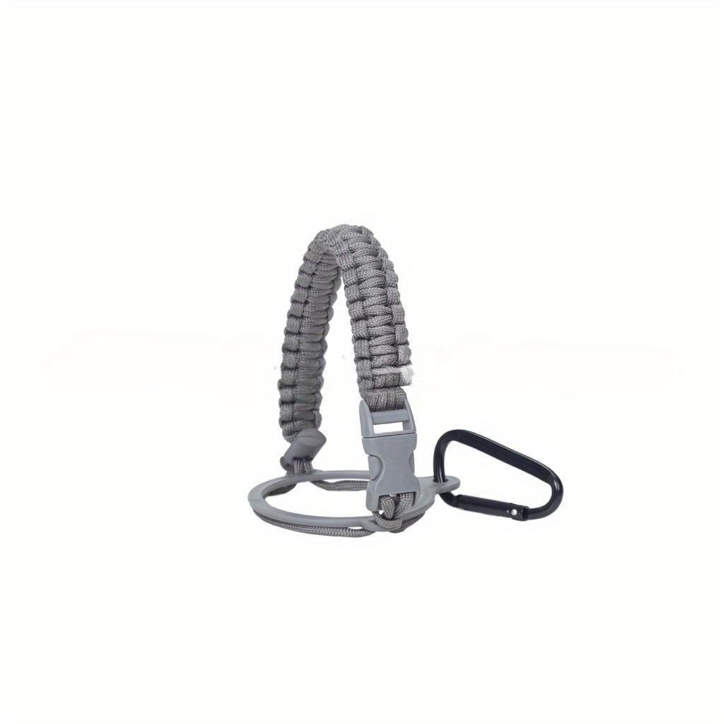 12-64oz Water Bottle Accessories Paracord Rope Holder Wide Mouth Bottle Portable Rope Hand Strap Cup Carrier Color Cupful Rope