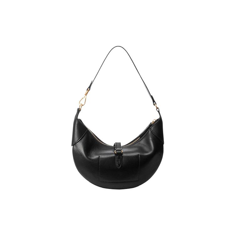 Polo Ralph Lauren Adjustable Strap Dumpling Bag Mini Women Handbags Black 428871248002BLACK
